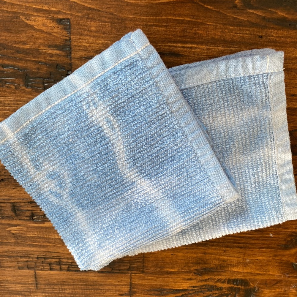 Shibori Tie dye Hand towels set of 2